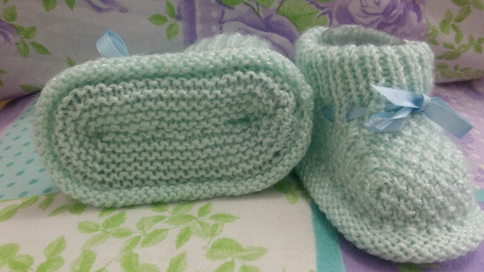 sapatinho de trico passo a passo facil