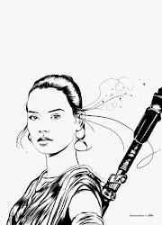 rey wars star force awakens poster drawing drawings vader posters tattoo tfa starwars war ren kylo comic darth stephane manel