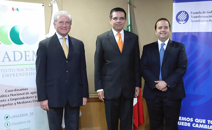 El Inadem, el Tec de Monterrey y Femsa firmaron un convenio para actualizar estudio que apoyará el impulso a sectores estratégicos del país. (Foto: Secretaría de Economía)