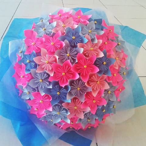 Kiki Flowers Bunga  Dari Kertas Cara  Membuat  Bunga  Dari 