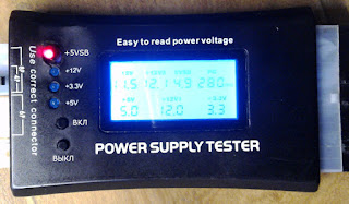 Тестер ATX блоков питания, внешний вид после доработки