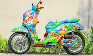 modifikasi scoopy ban besar modifikasi scoopy ban besar