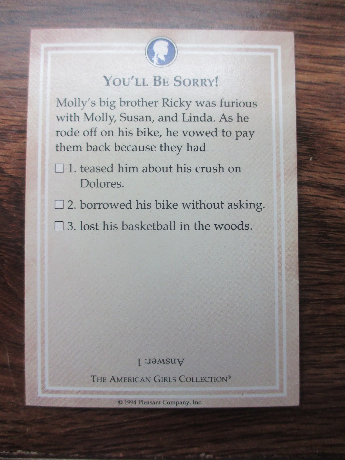 american girl doll trading cards