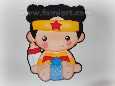wonder woman super heroes babys gratis moldes