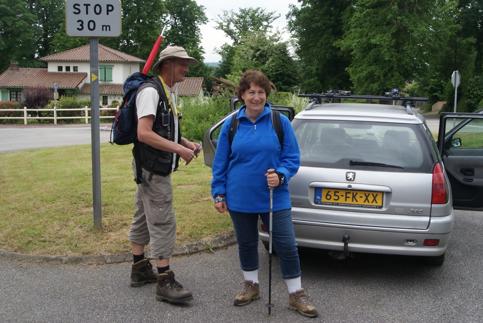 Eigen Weg 8 juni 2013 Limoges ( Mérignac) Les Cars