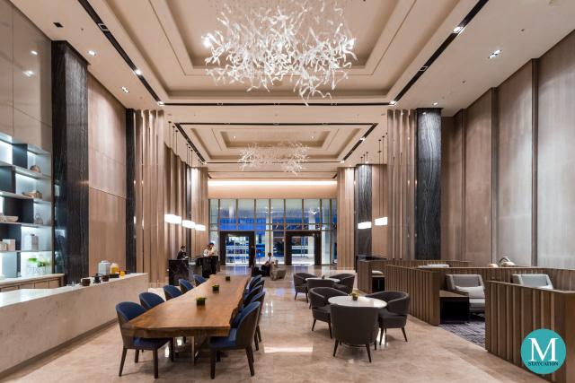 Lobby Lounge of Clark Marriott Hotel