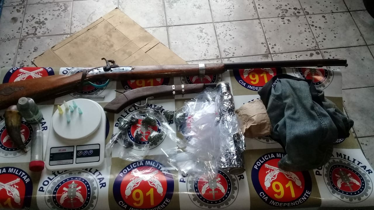 Polícia Militar prende três homens em flagrante no município de Mairi