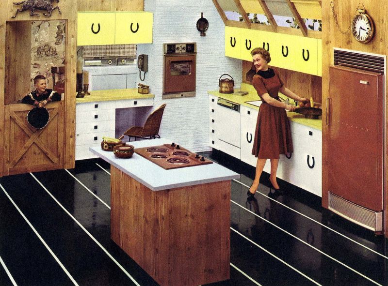 Cool Pics That Show Interior Styles of Kitchens For Each Month of 1960