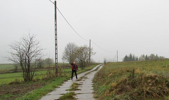 Droga na szczyt Bukowińskiego Wierchu.