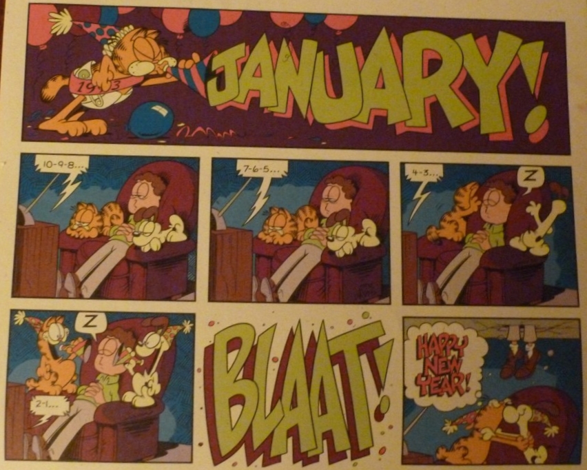 Sunday Comics Debt: A New Year of Old Garfields