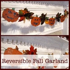 reversible fall garland