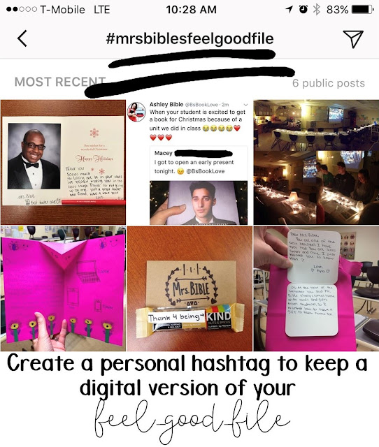 Teacher feel-good-file