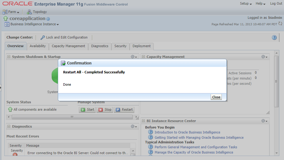 Adventures in OBIEE How to Enable Usage Tracking on OBIEE 11g (11.1.1.6.5)