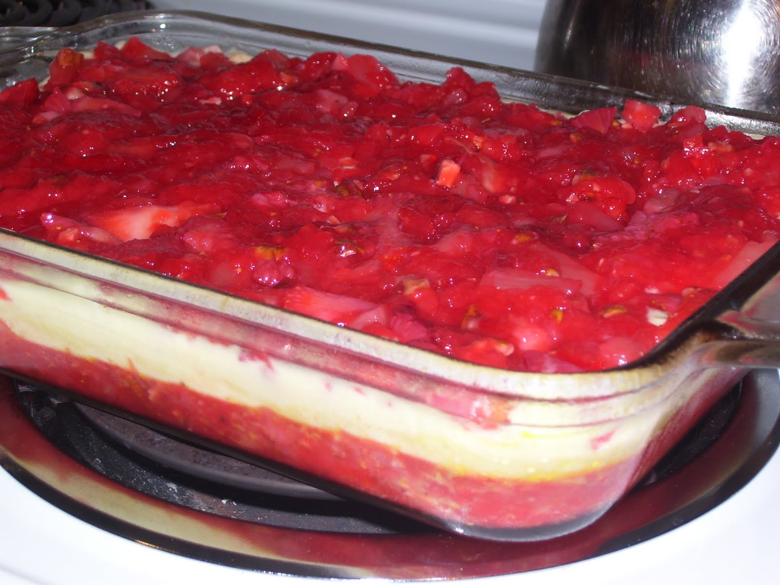 Rebecca's Hearth and Home Recipe STRAWBERRY GELATIN DESSERT