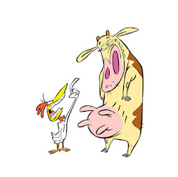 cow chicken cartoon network pollito vaca cartoons caricaturas characters 90s adult 2000 mucca pollo dibujos early cool character 2000s ever