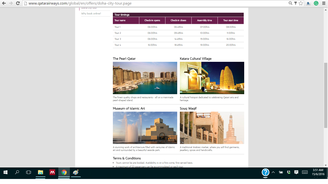 Our Story ♥ Doha City Tour by Qatar Airways.