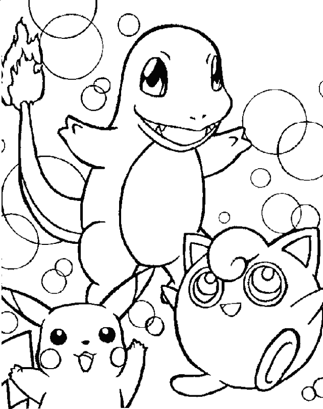 Legendary Pokemon And Friends Coloring Pages title=