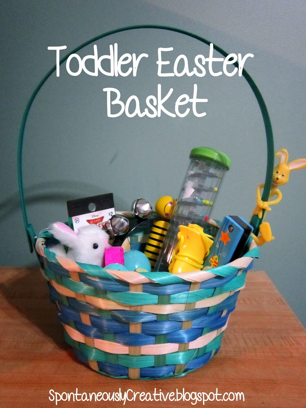 Spontaneously Creative Toddler Easter Basket