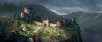 Brave, DunBroch Castle - Research Photo, Concept Art and Final Frame ...
