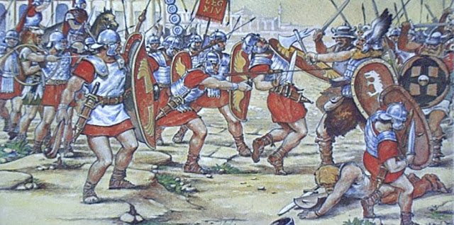 Tributos barbaras invaden el Imperio romano
