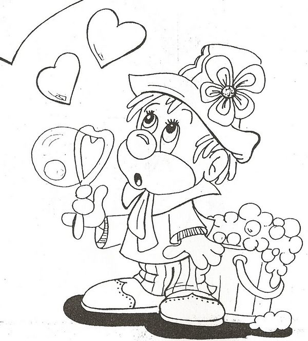 desenhos infantis educativos palhaços