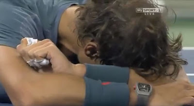 Lágrimas de Rafa Nadal tras vencer su segundo US Open
