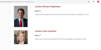 tex app justices letterhead newly elected updated