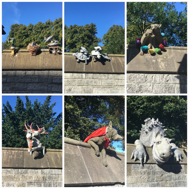 collage-of-animals-on-cardiff-castle-animal-wall