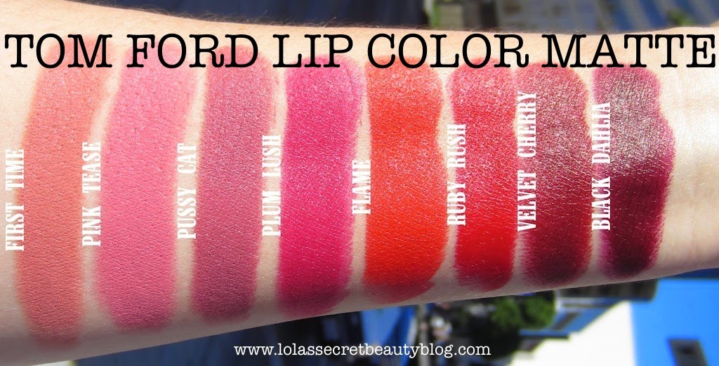 Tom Ford Lip Colour Swatches | vlr.eng.br