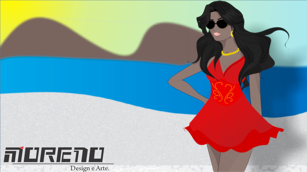 Moreno Design e Arte. Garota de Ipanema...