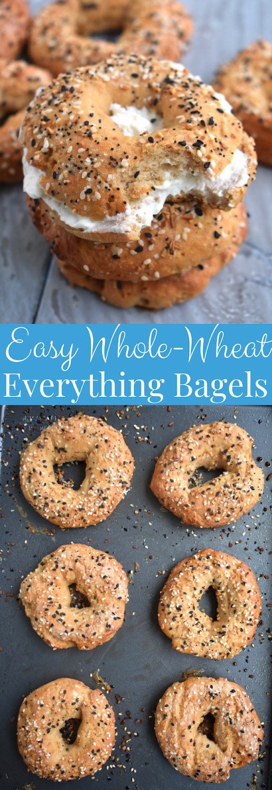 Easy WholeWheat Everything Bagels The Nutritionist Reviews