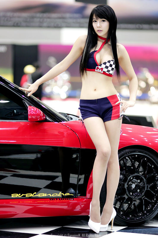 Lee Ji Woo Hot Korean Race Queen Asian Hottest Model