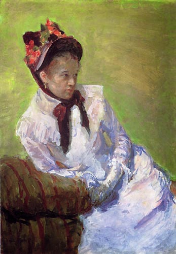 Famous Women Artist Mary Cassatt | Discover Mary Cassatt at http://schulmanart.blogspot.com/2014/10/famous-women-artists-mary-cassatt.html | self-portrait