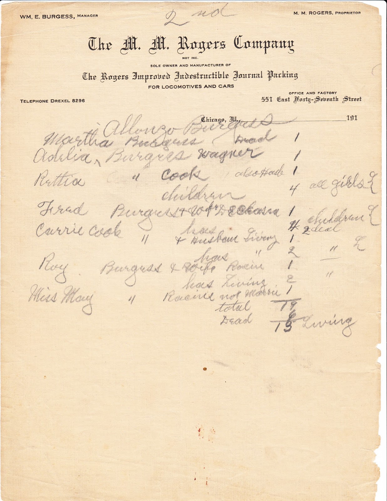 Somers Wisconsin Pioneer History Burgess Family and Somers History