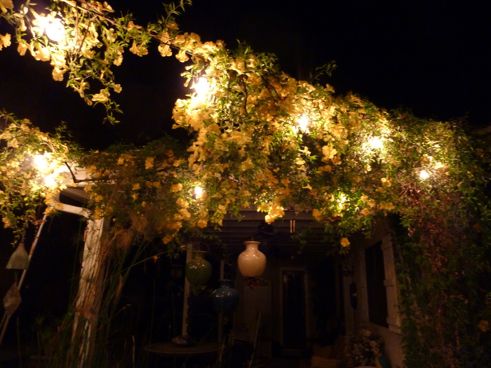 A Place to Share Yellow fairy lights