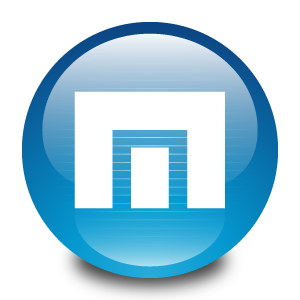 Maxthon Browser Blue Logo
