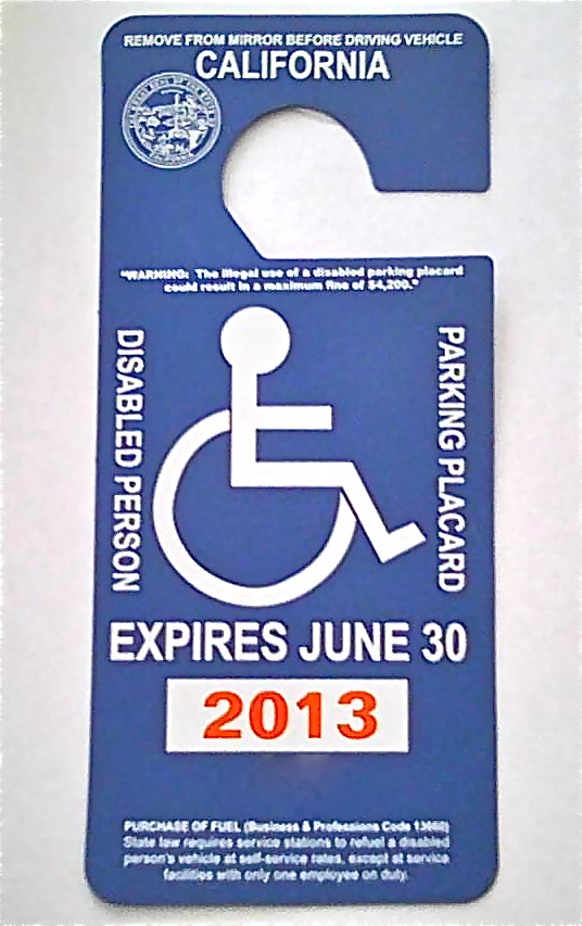 View From The Handicapped Space Disabled Parking Placards Everything  View From The Handicapped Space Disabled Parking Placards Everything