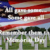 Top 100+ Best Memorial Day {American Remembrance Day} SMS Greetings Quotes Wishes 2017