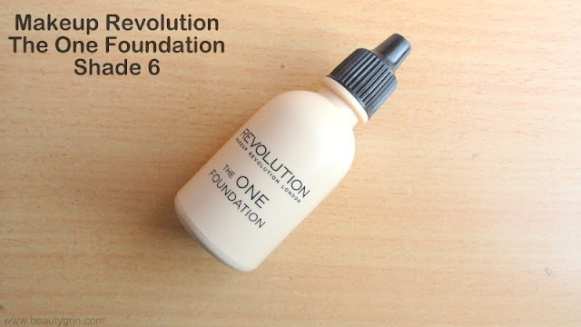 Makeup revolution the one foundation shade 6