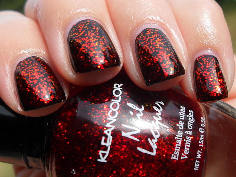 Polished Claws Up!: Kleancolor - Chunky Holo Scarlet