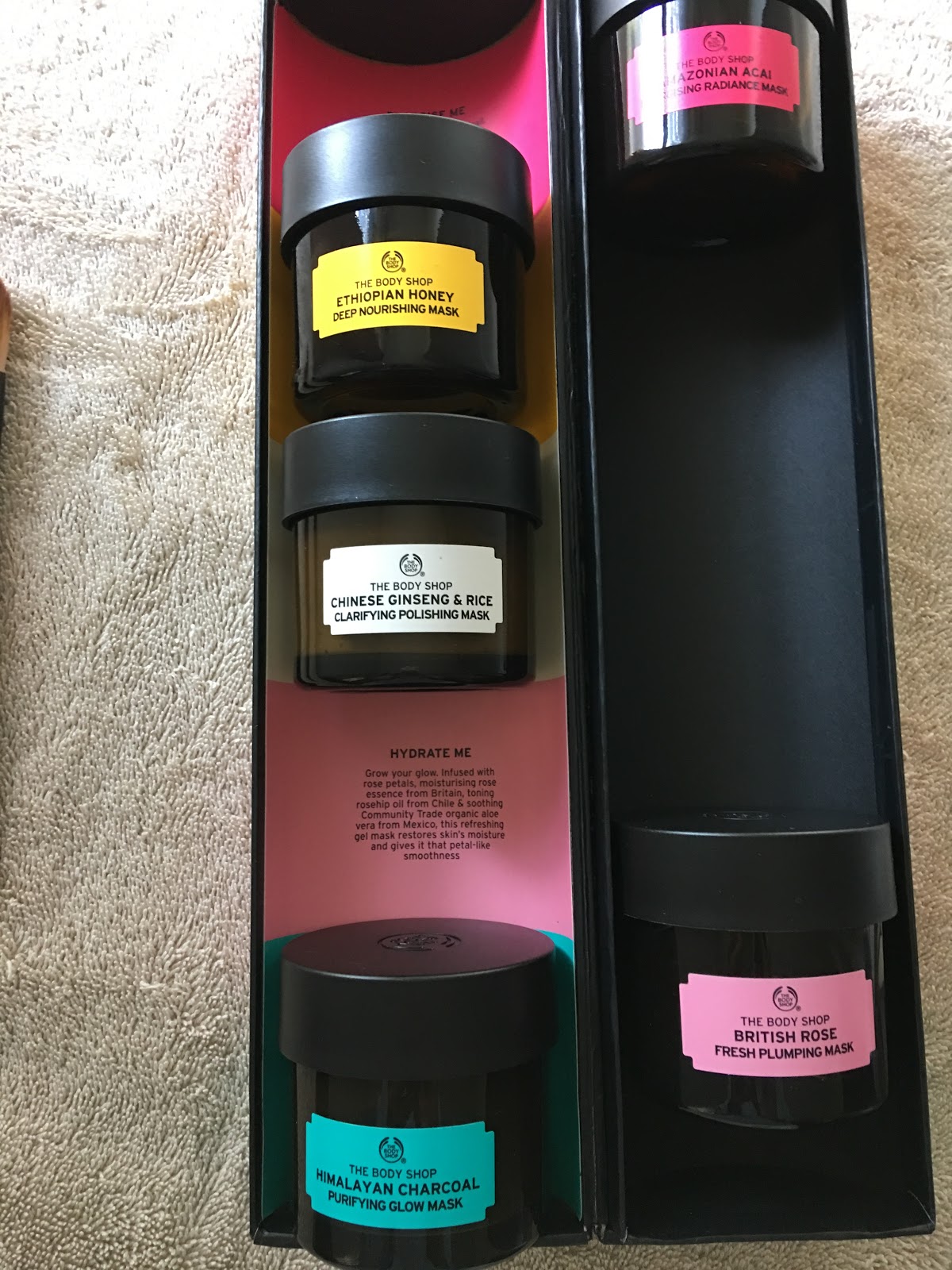 Beautify THE BODY SHOP FIVE AT HOME MASK MULTIMASKING AND REVIEW