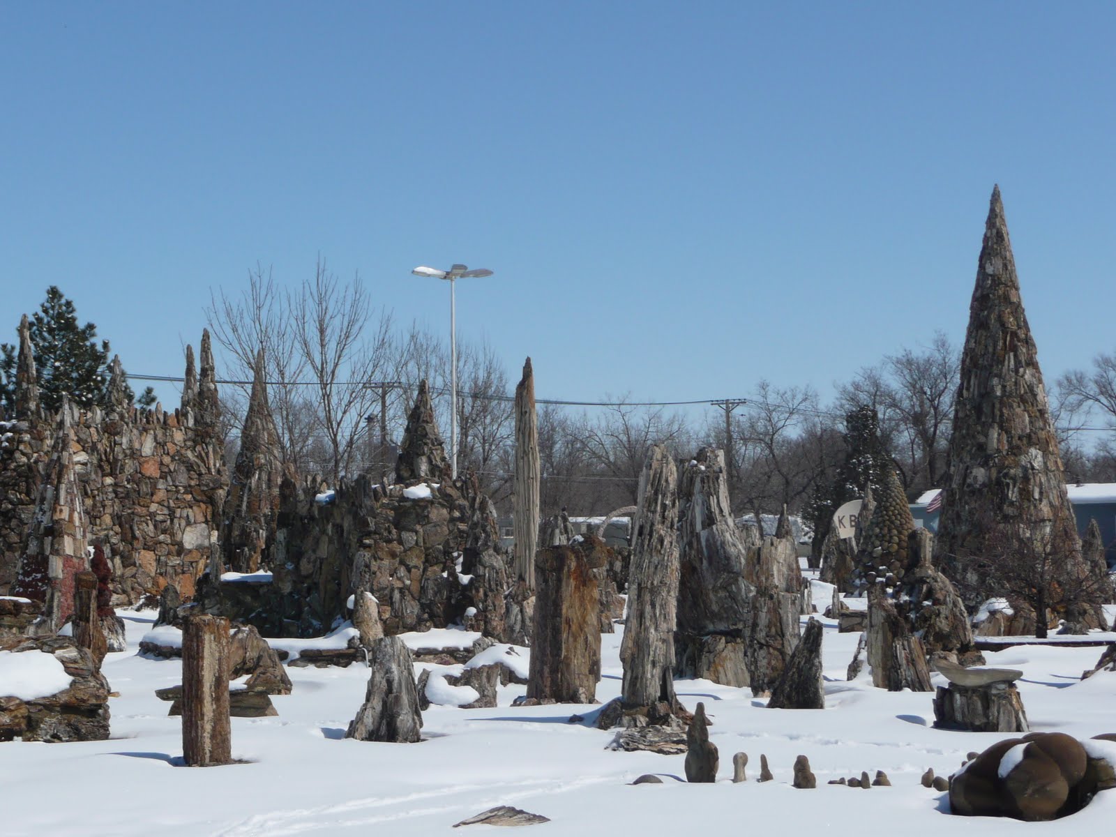 Life at 55 mph Petrified Wood Park in Lemmon, South Dakota (click here