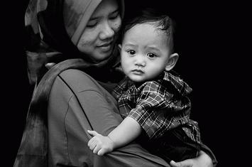 Foto Kasih Sayang Seorang Ibu