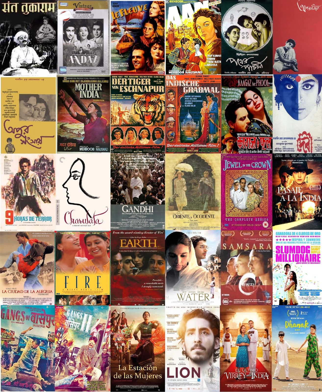 INDIA Y EL CINE EN 30 PELÍCULAS