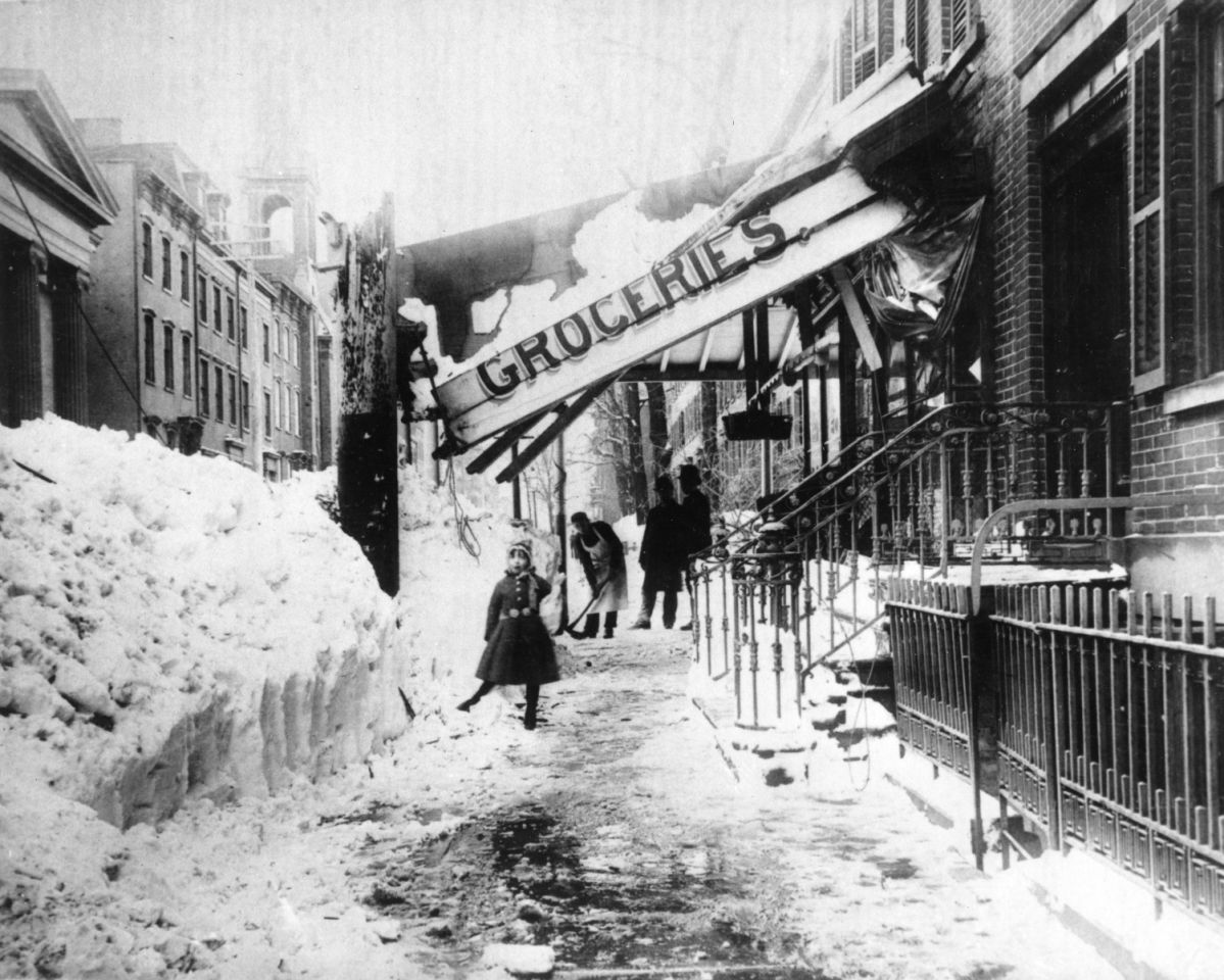 15 Incredible Pictures of the Great Blizzard of 1888 – How One Storm 