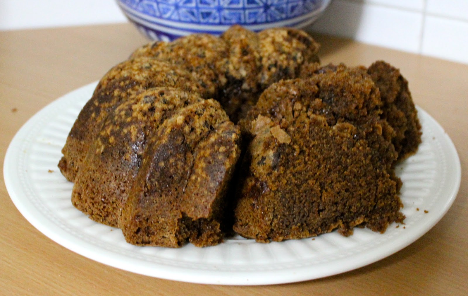 Cocinar es vivir y Bordar también Bundt cake de chocolate / Chocolate