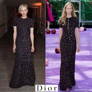 Princess Charlene of Monaco Style Christian Dior Fall 2015 couture Collection