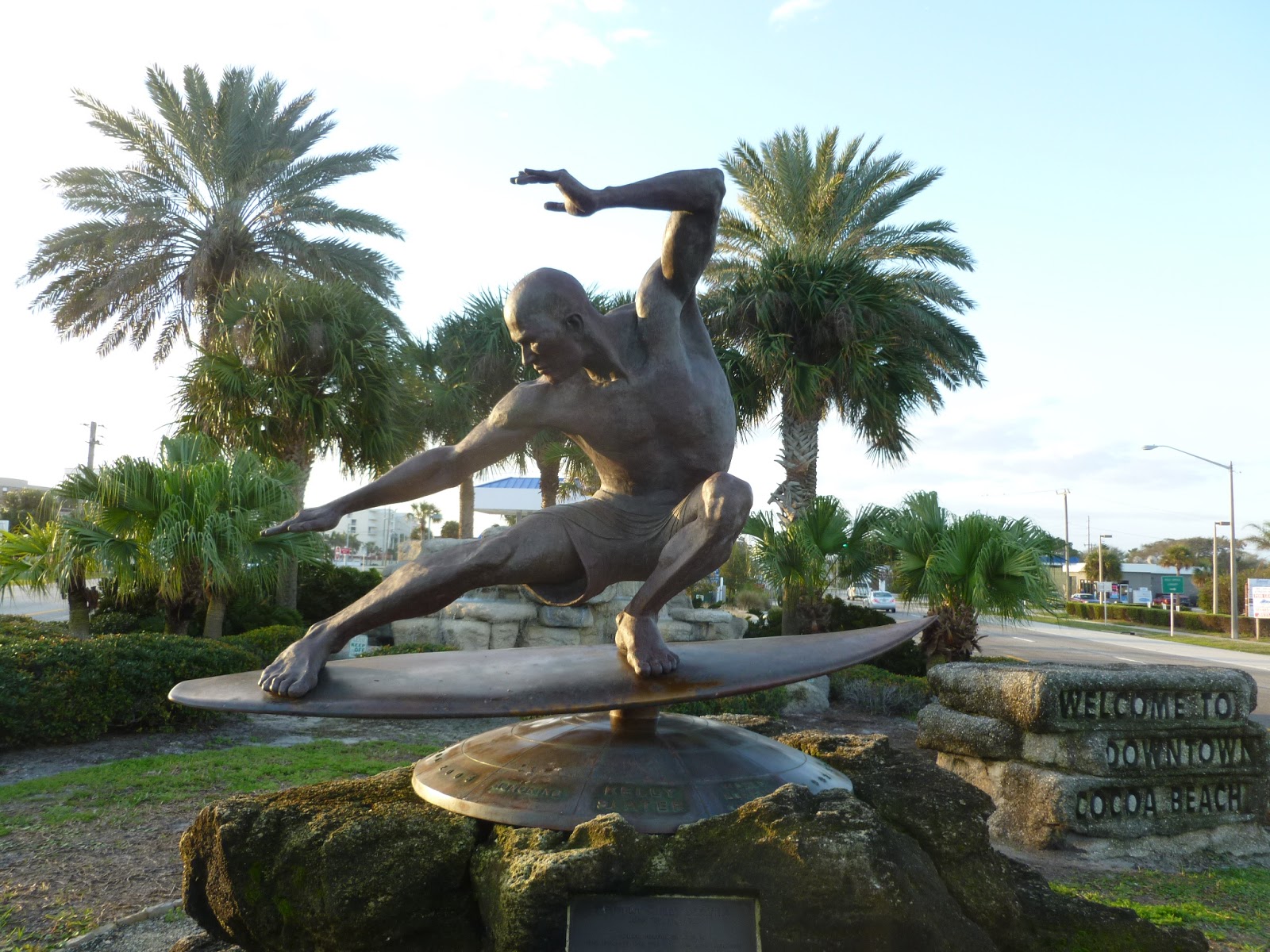 Photoops Living Statue Robert Kelly Slater Cocoa Beach, FL