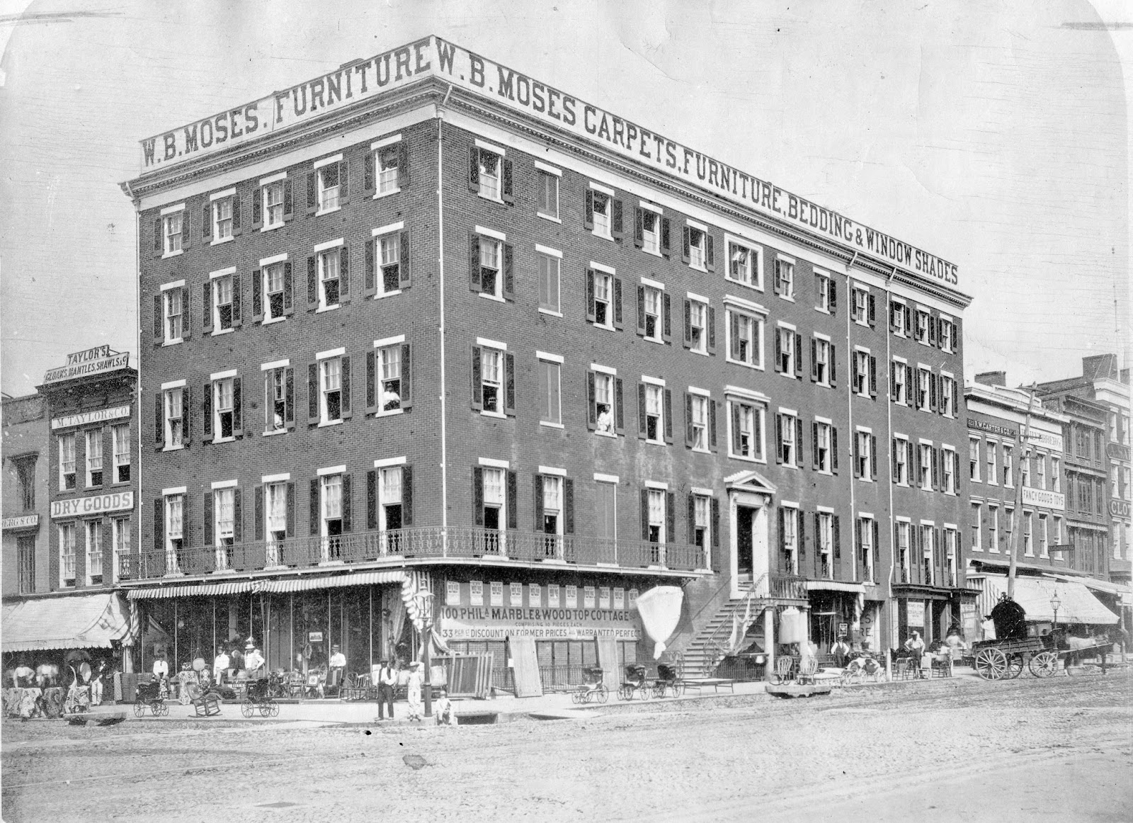Streets Of Washington W B Moses Sons Once Washington S