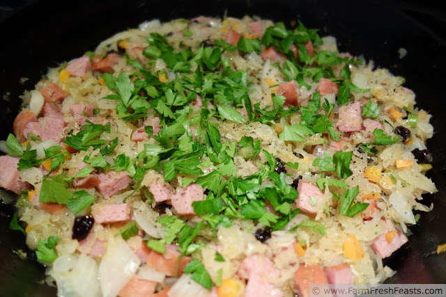 http://www.farmfreshfeasts.com/2013/02/savory-sauerkraut-sausage-stuffing.html